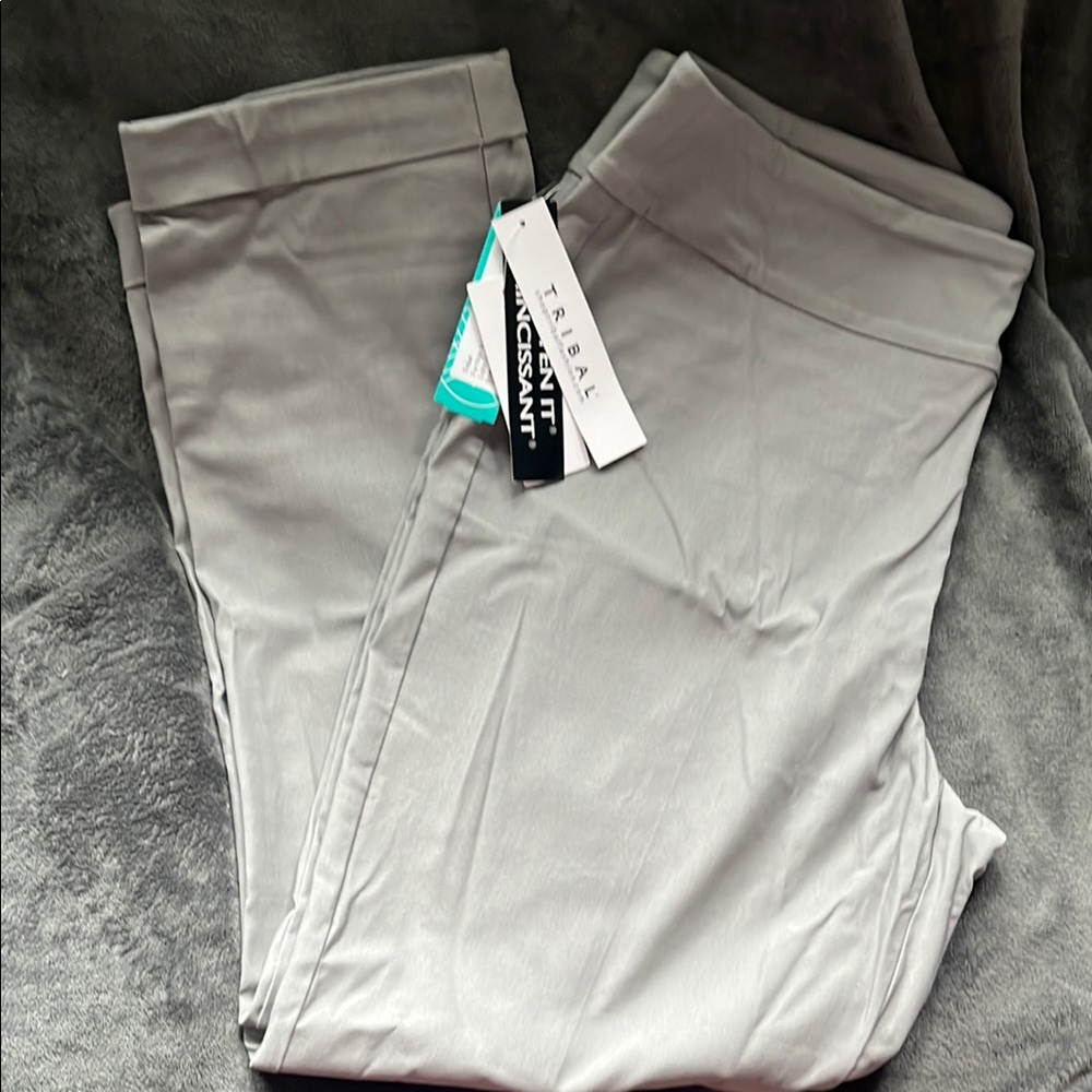 Tribal Size 16 High Rise Cuffed Straight Trouser